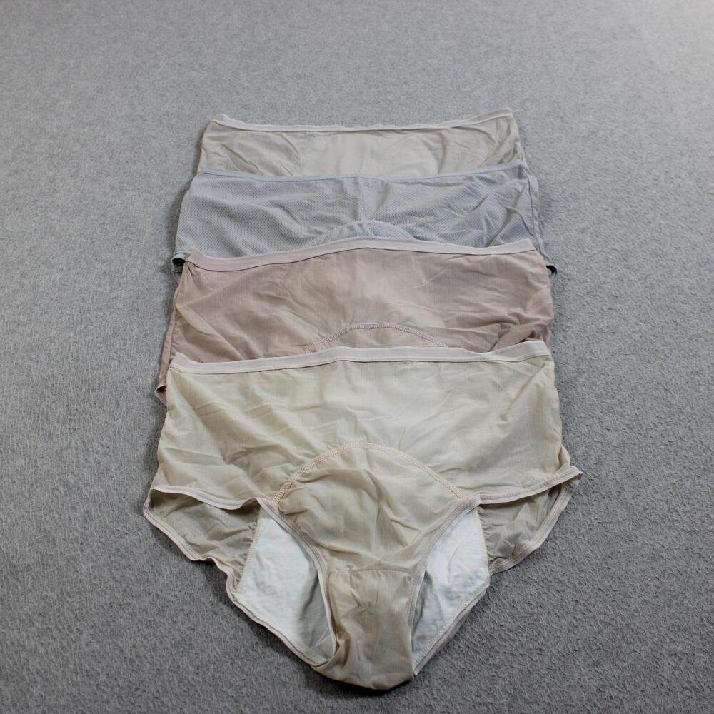 Everdries Period Incontinence Panties Women Medium Brief 4 Pack Neutral Colors